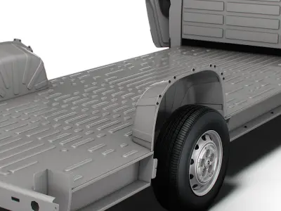 Citroen Jumper 3540 L4 PlatformCab HQInterior 2023 3D model