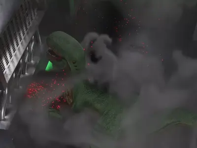 The Last Alien Low-poly 3D model