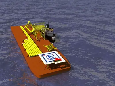 Industrial caisson Free 3D model