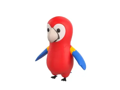 Character066 Parrot 3D model