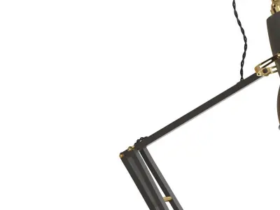 Anglepoise 1227 Brass Table Lamp 3D model