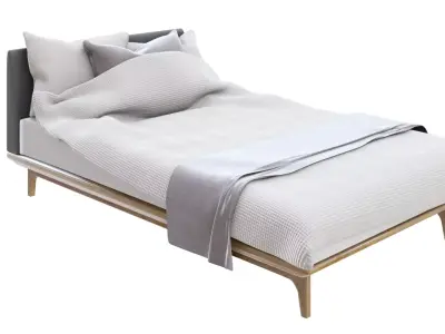 Masterwal Single Bed Free 3D model