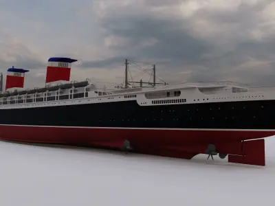SS United States 3D model