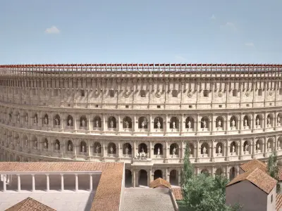 Roman Colosseum High detailed 3D model