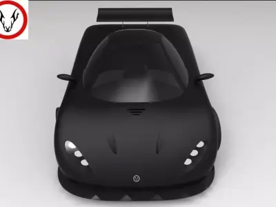 ASPEN futuristic sports car Free 3D model