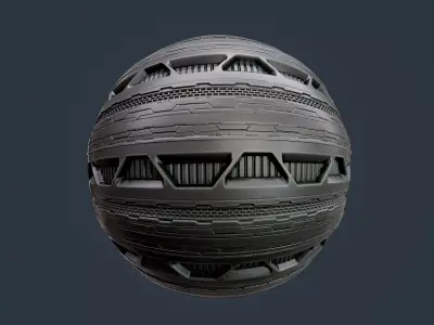 Sci-Fi Military Seamless PBR Texture 123 Texture