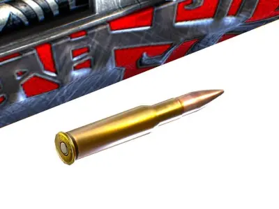 High-precision Sniper Rifle 03 Low-poly 3D model