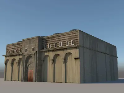 Medieval inn 3D model