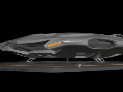Dyson Bladeless Drone Concept - BossMaker 3D model
