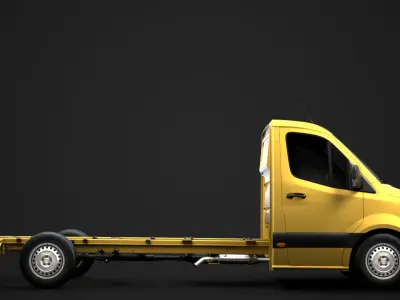 Freightliner Sprinter Chassis Single Cab L3 RWD 2020 3D model