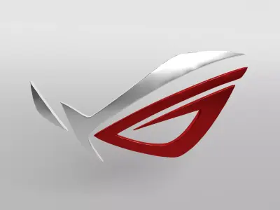 ROG Logo version1 009 Free low-poly 3D model