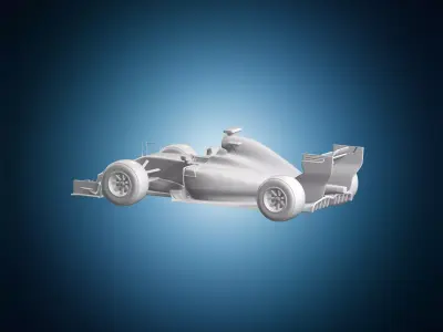 Aero F1 Speedster Car 3D Print Model 3D print model