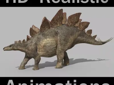 Stegosaur Forever - 8K 3D model