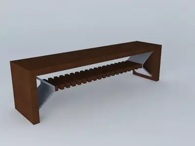 banco bench Free 3D model buy