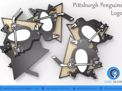 Pittsburgh Penguins Logo Free 3D print model