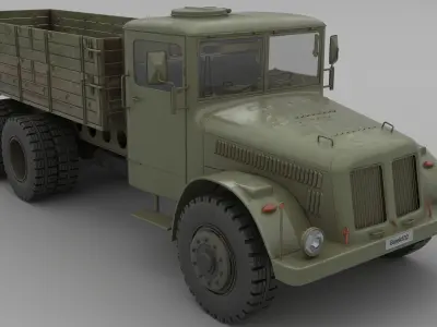 Old czech Truck 3D model