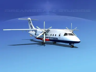 Dornier Do-328-130 Texair 3D model