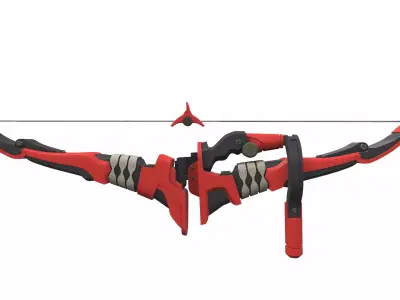 Hanzo bow v2 3D model