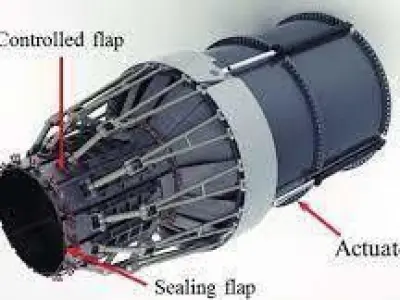 Jet Engine Nozzle 3D model