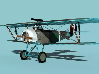 Nieuport 11 VHP V04 3D model