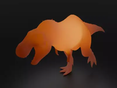 Indirect Lighting for Tyrannosaurus 3D model