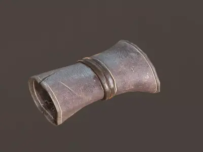 Leather Armband Free low-poly 3D model