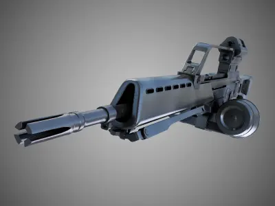 G36 Assault rifle Hi-Res 3D model