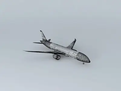 RubyJet Boeing 787 9 Free 3D model