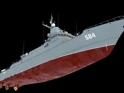 Karakurt-class 22800 3D model