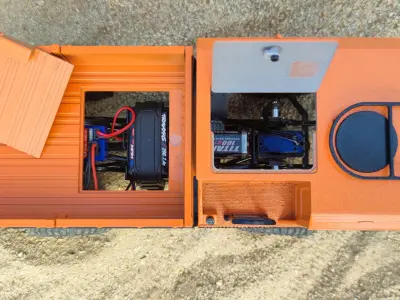 Crawler Baby Cat 1 Cab - 1-18 TRX4M RC body 3D print model