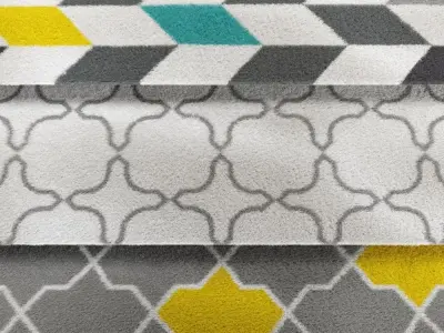 Rugs Colletion - Yellow Free 3D model