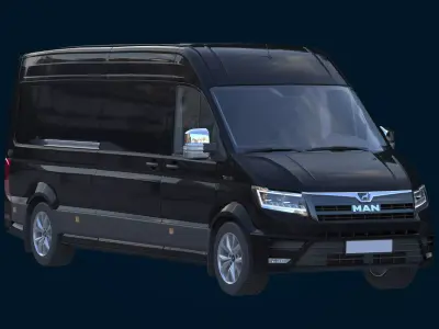 MAN in Black  3D model