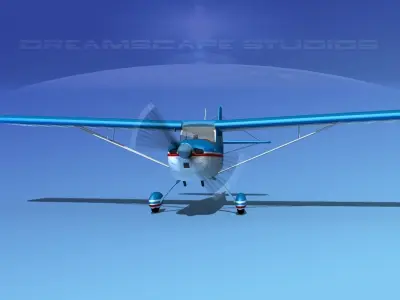 Bellanca Citabria 7KC V08 3D model