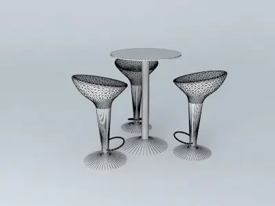 TABLE COCKTAIL Free 3D model