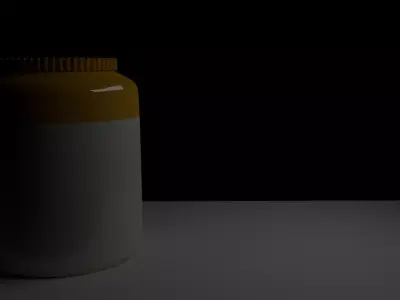 Clay jar Free 3D model