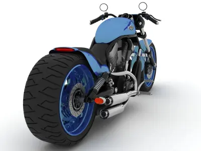 Harley Davidson Bike 3D model