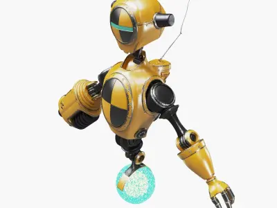 Robot Test Dummy 3D model