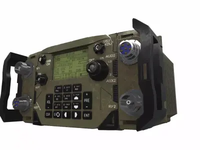Radio military AN PRC-158 3D model