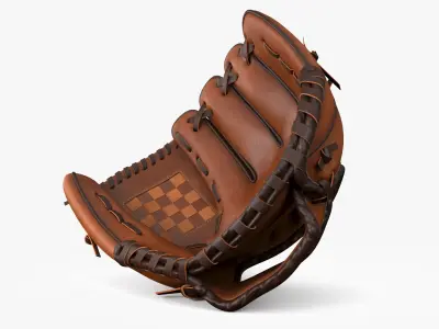 Baseball Glove 8K PBR Textures 3D model
