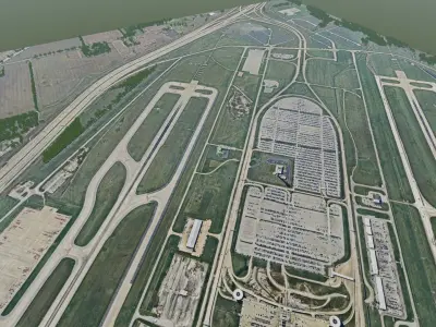 Indianapolis International Airport 3D model