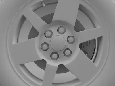 GMC Yukon XFE wheel 3D model