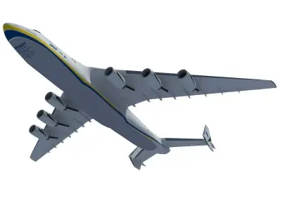 Ukrainian Jet  Antonov An-225  3D model