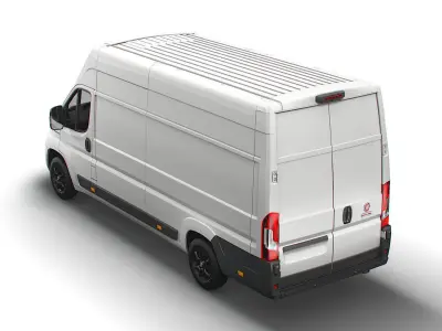 Fiat E Ducato Van L4H3 2022 3D model
