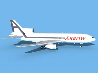 Lockheed L-1011 TriStar Arrow Cargo 3D model