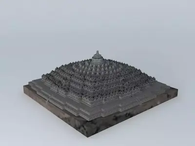 Borobudur Temple 3D model