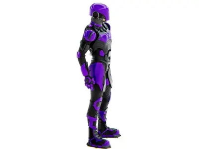 MECHA SOLDIER-Z  Rigged for Unreal Engine - Unity - MIXAMO 3D model