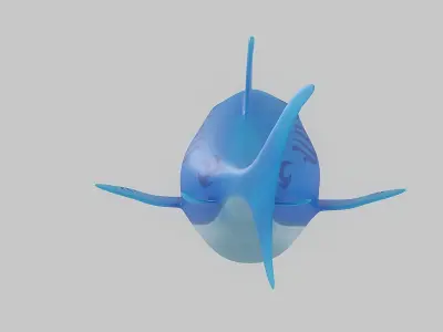 Cartoon Fish 15 Low-poly 3D model