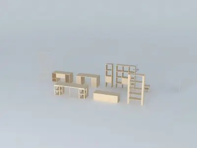 mobilier diver furniture Free 3D model