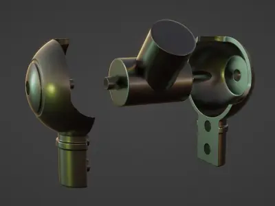 Robot joints 3D model