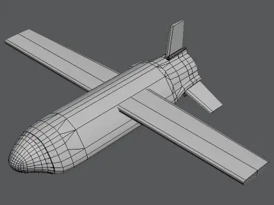 LOCAAS unmanned aerial vehicle - unmanned aerial vehicle Low-poly 3D model
